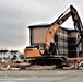 Building destruction in Fort McCoy's 1600 block makes way for future brigade headquarters construction