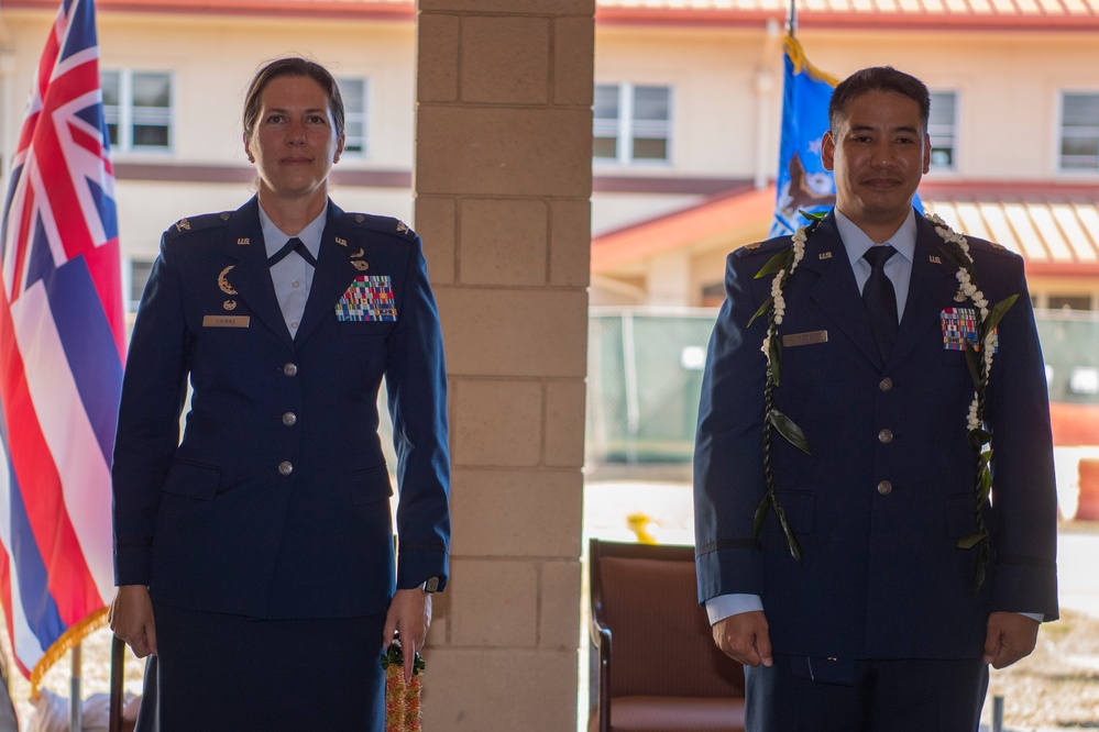 Major Laza Assumes Command of the 624th Force Support Flight