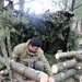 Building improvised shelters for Fort McCoy's Cold-Weather Operations Course