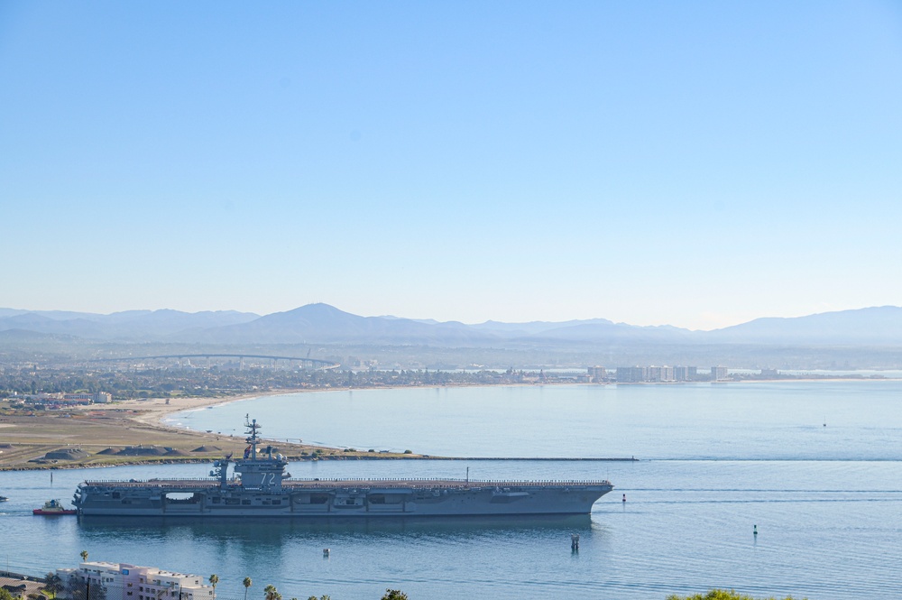 USS Abraham Lincoln Deploys