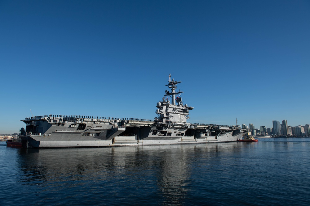 USS Abraham Lincoln Departs for Deployment