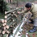 Building improvised shelters for Fort McCoy's Cold-Weather Operations Course