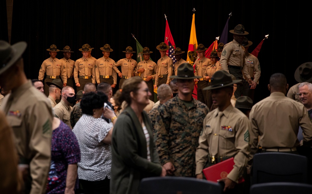 Drill Instructor Class 1-22 Graduation