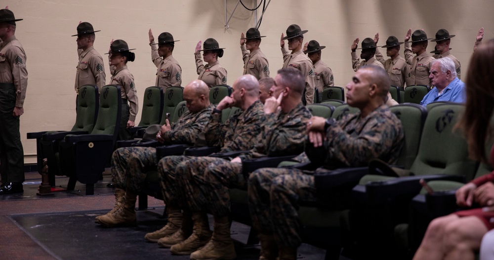 Drill Instructor Class 1-22 Graduation