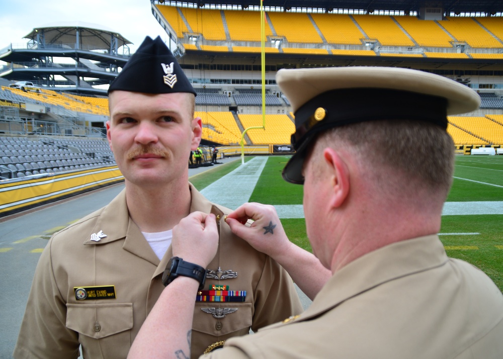 Sailor promoted at NFL Stadium