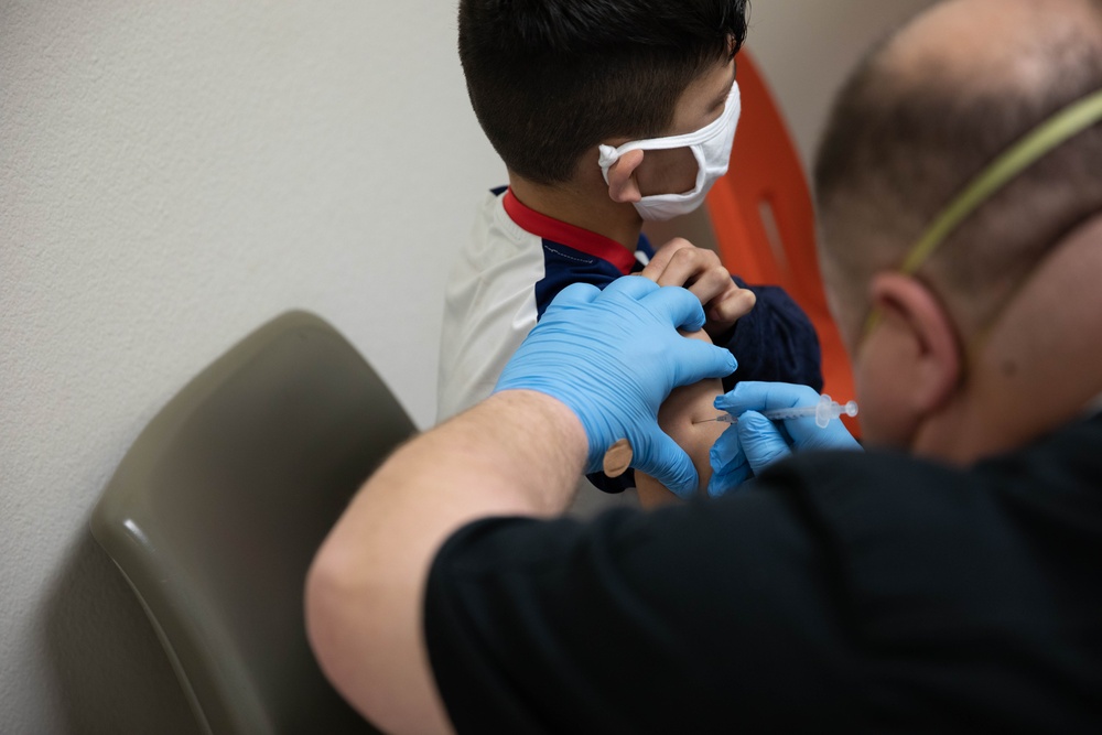 Afghan Evacuees Receive Second COVID-19 Vaccination