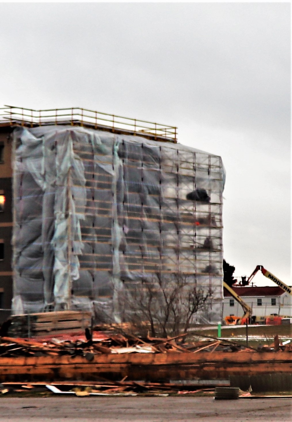 Barracks construction at Fort McCoy