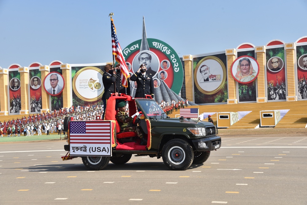 The 5th SFAB participates in Victory Day Parade in Bangladesh