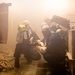 USS Charleston Sailors Participate in Simulated Firefighting Exercise