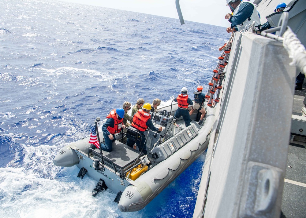 USS Charleston Sailors Participate in Small Boat Operations