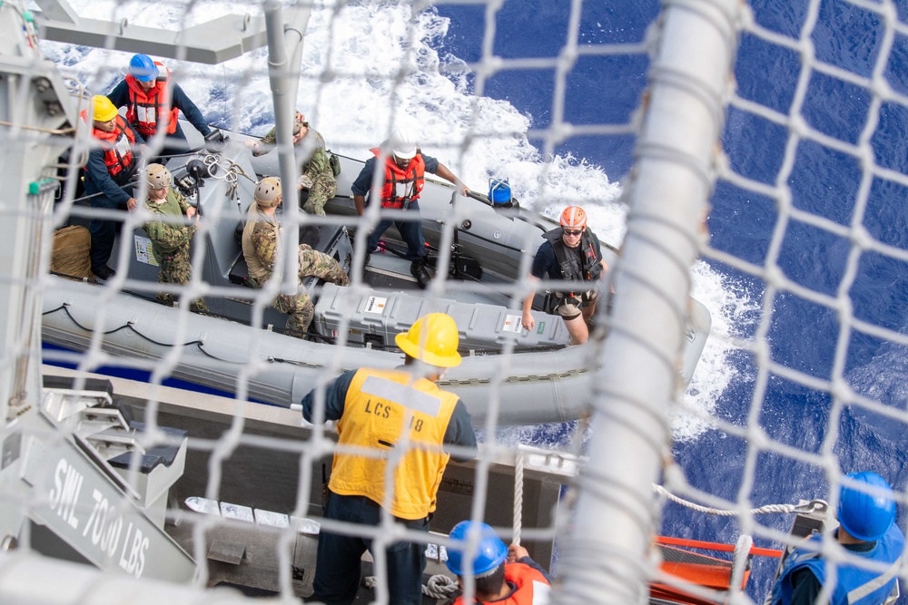 USS Charleston Sailors Participate in Small Boat Operations