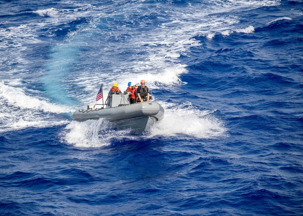 USS Charleston Sailors Participate in Small Boat Operations