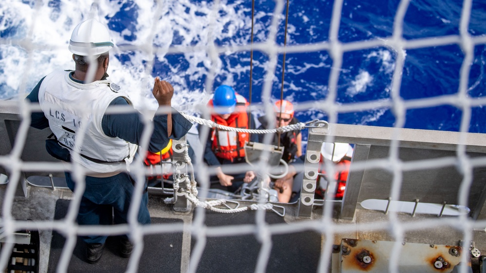 USS Charleston Sailors Participate in Small Boat Operations