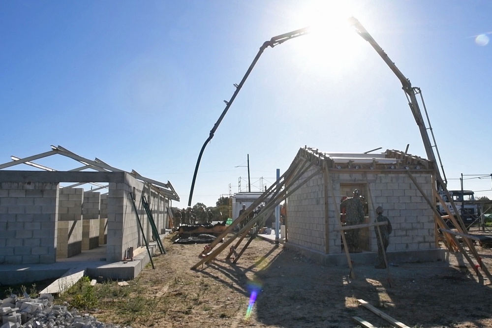 NMCB 1 Rota MWD Concrete Placement