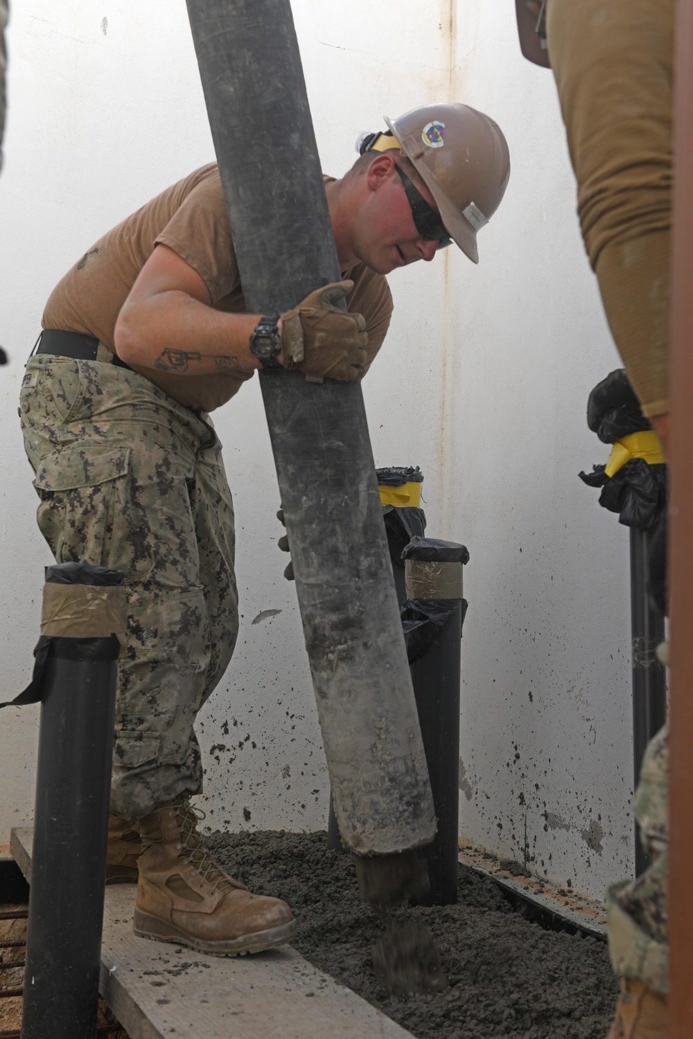 NMCB 1 Rota MWD Concrete Placement