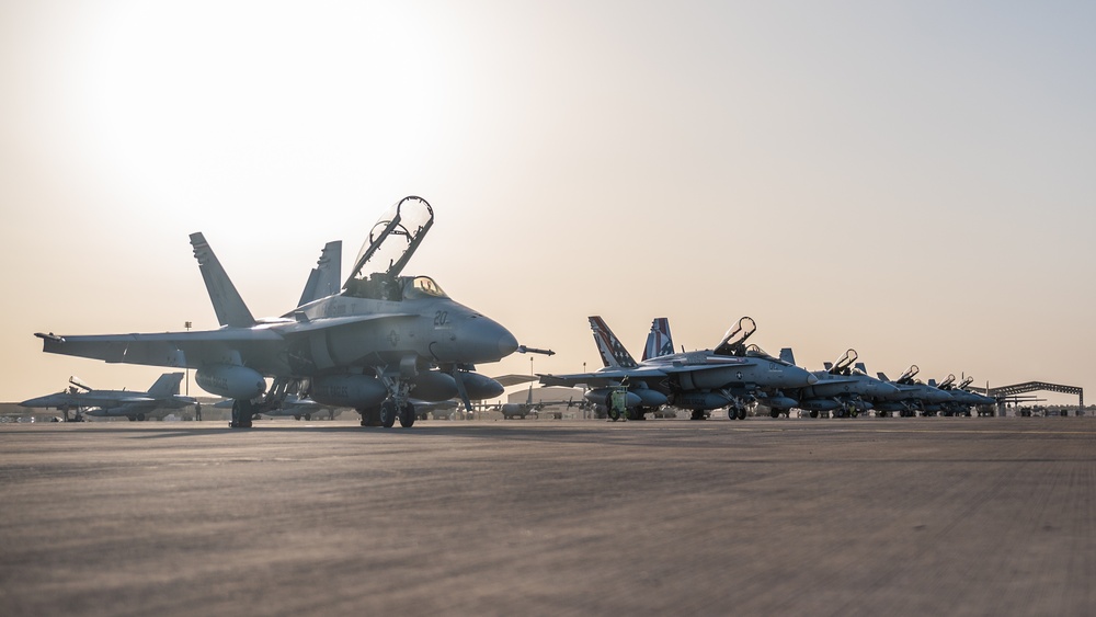 Marine F/A-18s bring joint-force to PSAB