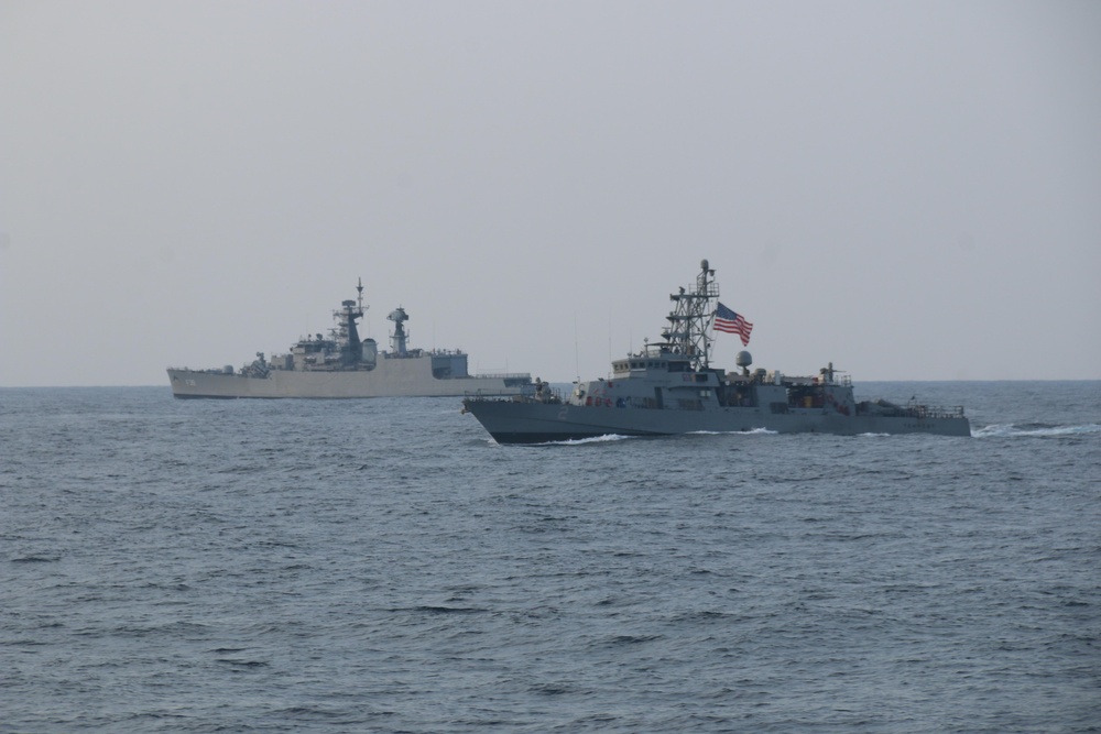 Indian Navy Passing Exercise