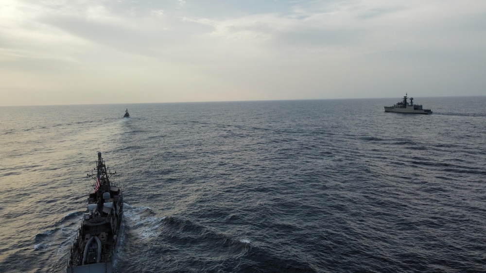 Indian Navy Passing Exercise