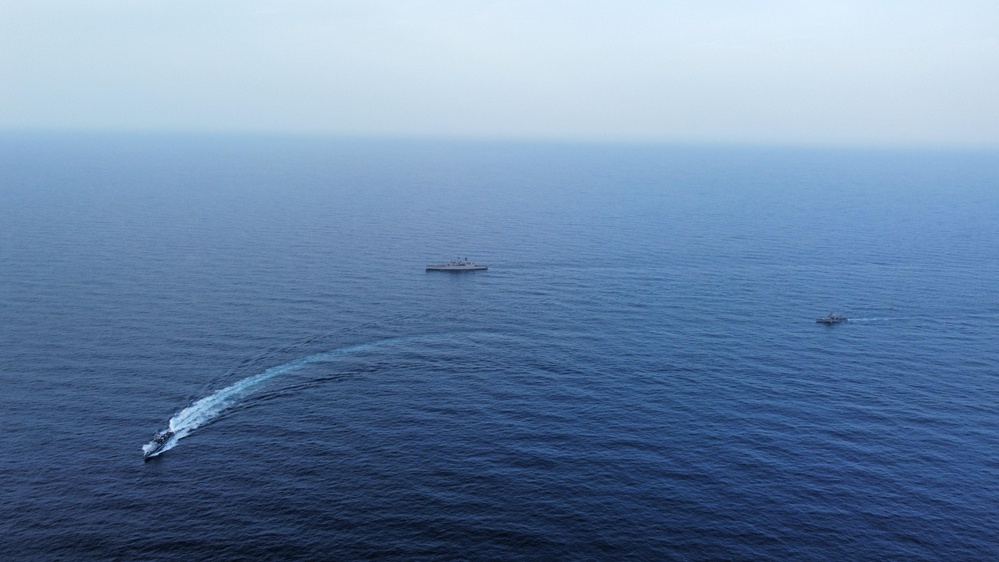 Indian Navy Passing Exercise