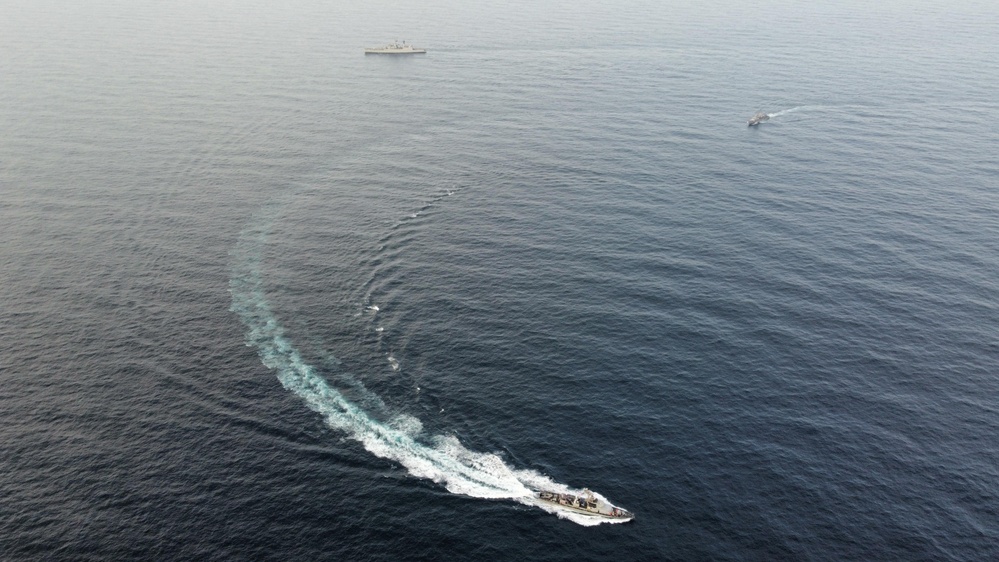 Indian Navy Passing Exercise