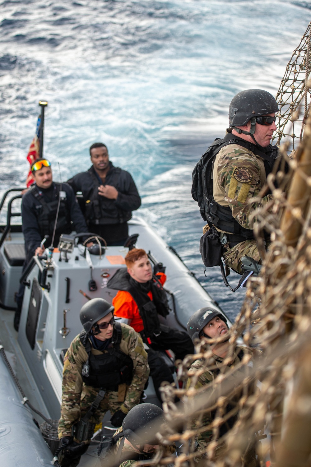 Jason Dunham is a part of the Harry S. Truman Carrier Strike Group, on a scheduled deployment in the U.S. Sixth Fleet area of operations in support of naval operations to maintain maritime security.