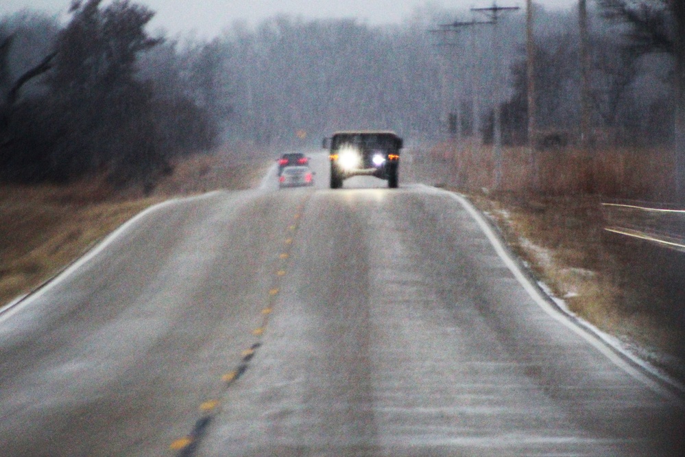 December 2021 training operations at Fort McCoy