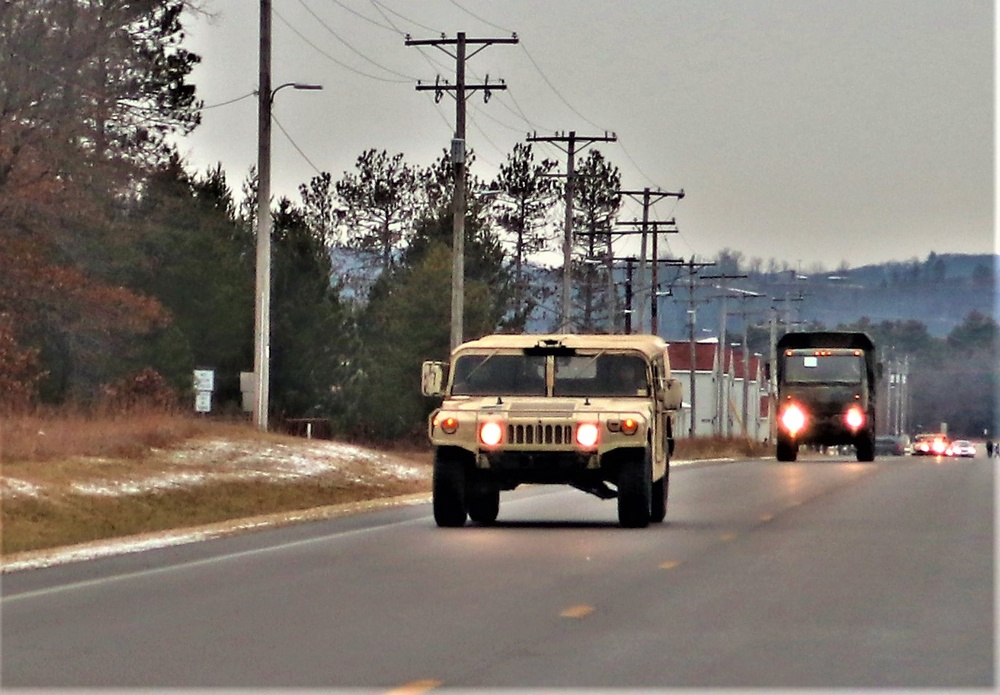 December 2021 training operations at Fort McCoy