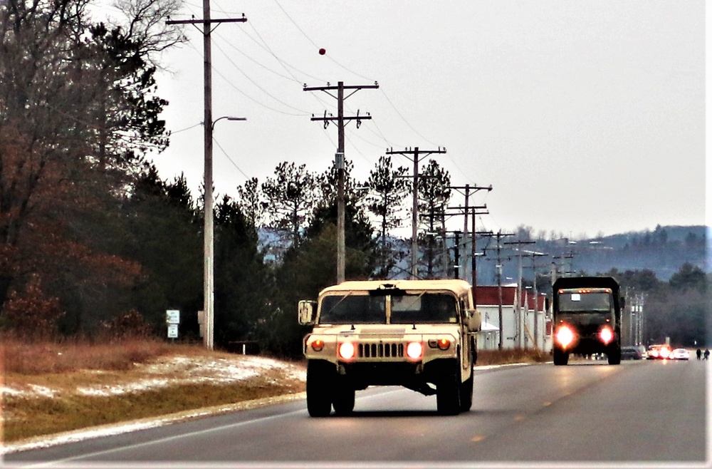 December 2021 training operations at Fort McCoy