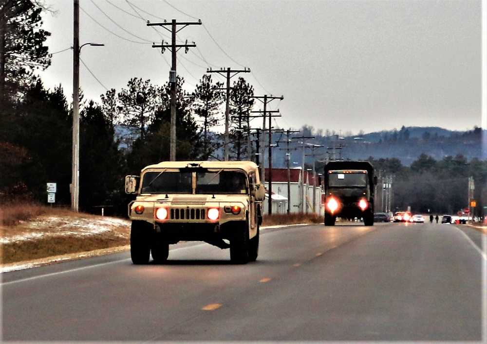 December 2021 training operations at Fort McCoy