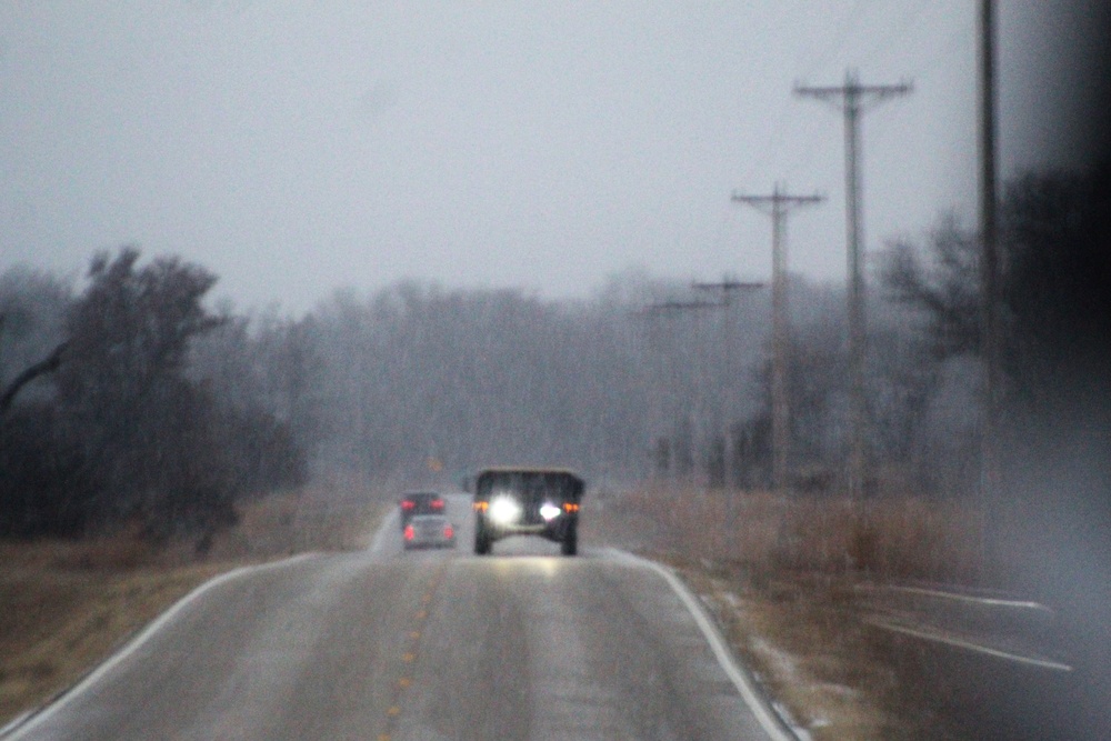 December 2021 training operations at Fort McCoy
