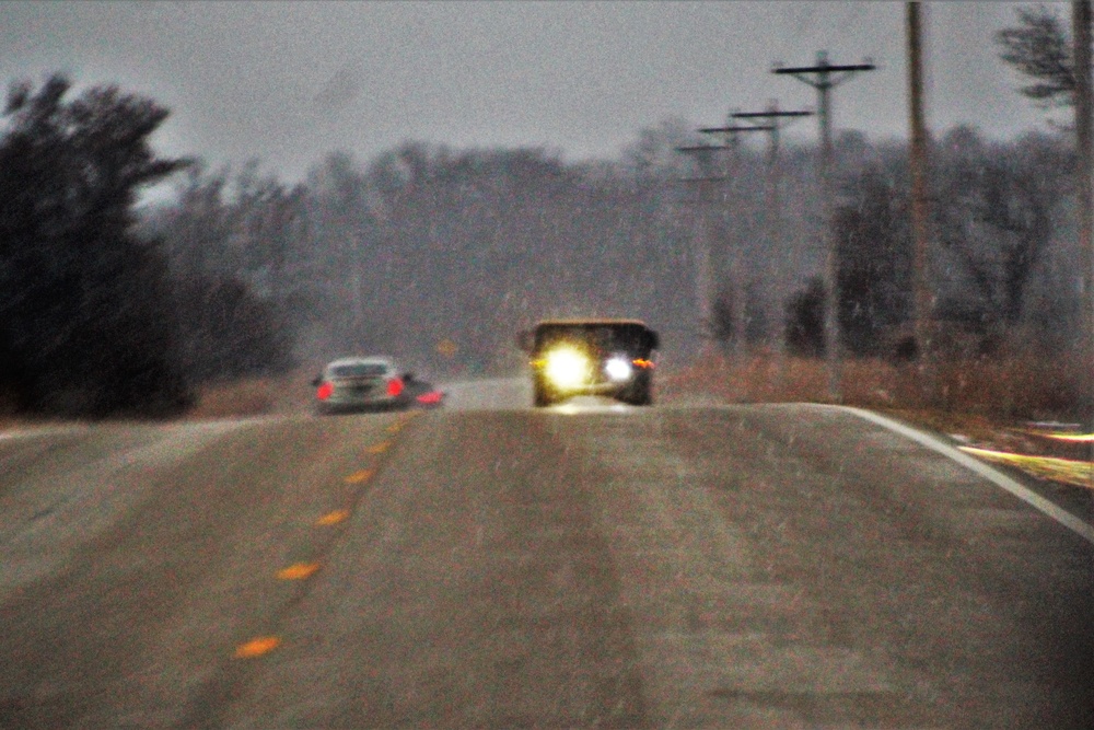 December 2021 training operations at Fort McCoy
