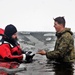 Marines jump in for cold-water immersion training at Fort McCoy