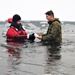 Marines jump in for cold-water immersion training at Fort McCoy