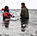 Marines jump in for cold-water immersion training at Fort McCoy