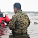 Marines jump in for cold-water immersion training at Fort McCoy