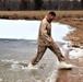 Marines jump in for cold-water immersion training at Fort McCoy