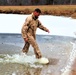 Marines jump in for cold-water immersion training at Fort McCoy