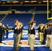 Indiana National Guardsmen support the Oath of Enlistment of future U.S. troops at Lucas Oil Stadium