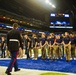 Indiana National Guardsmen support the Oath of Enlistment of future U.S. troops at Lucas Oil Stadium