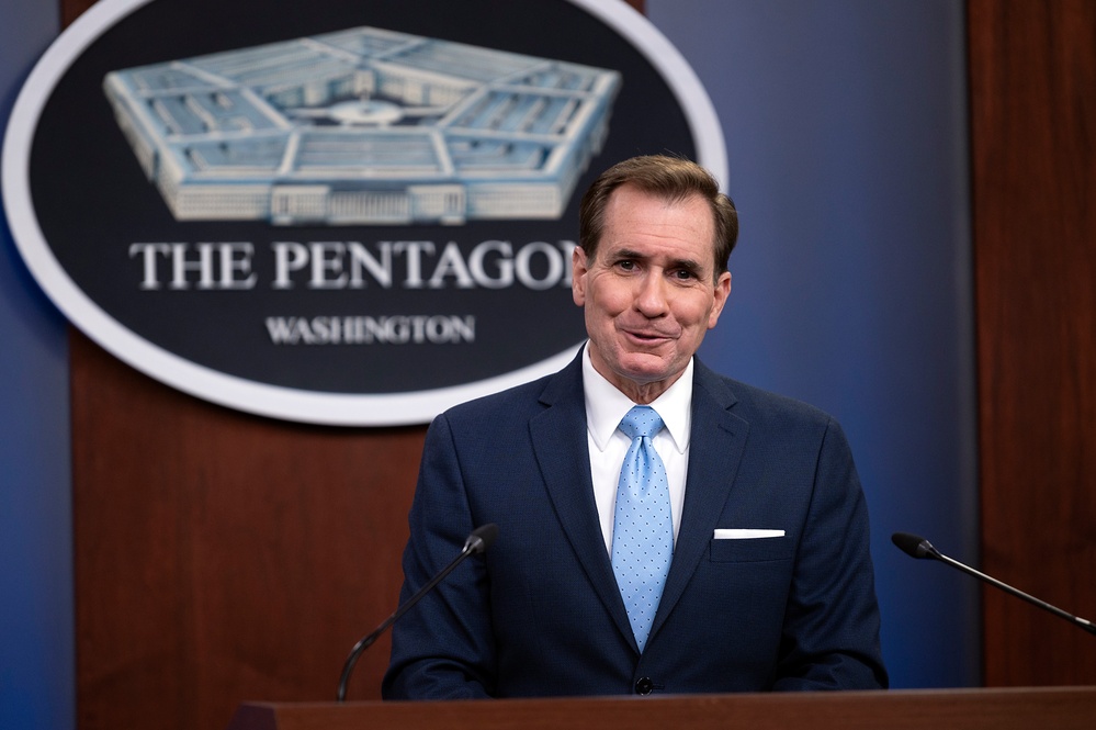 Pentagon Spokesman Holds Press Briefing