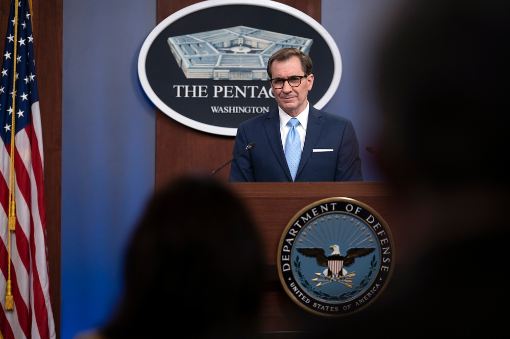 Pentagon Spokesman Holds Press Briefing