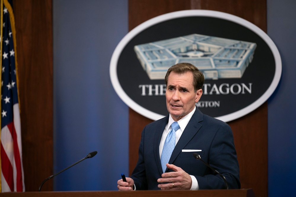 Pentagon Spokesman Holds Press Briefing