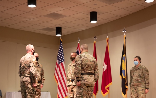 Wyoming Army National Guard commander change of command
