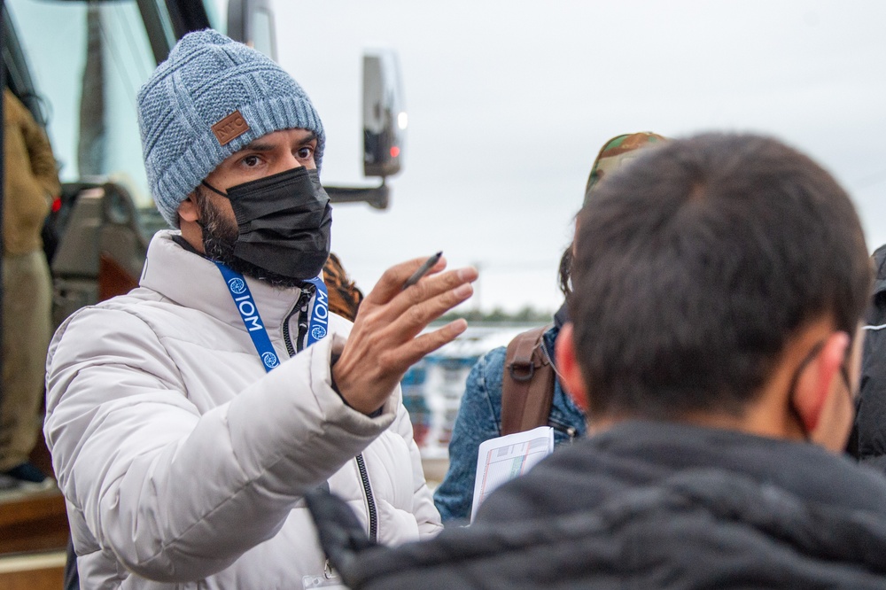 Afghan Evacuee Departure