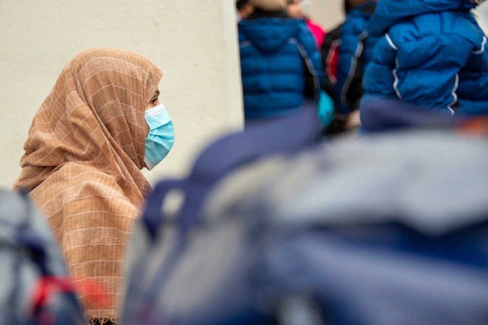 Afghan Evacuee Departure