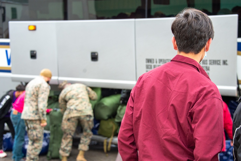 Afghan Evacuee Departure