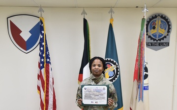 401st AFSB congratulates the Sustainer of the Week