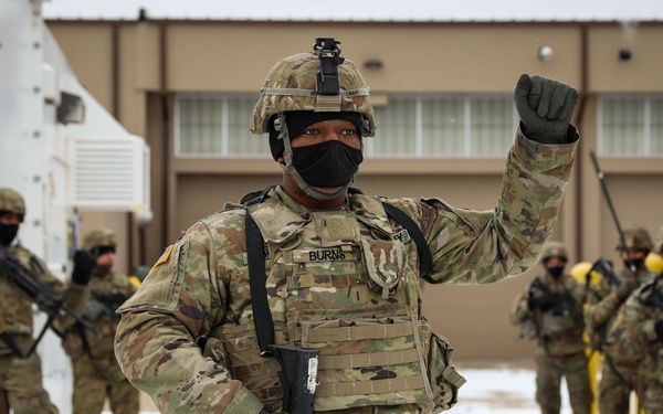 1st Infantry Division Soldiers Train on Squad Based Tactics