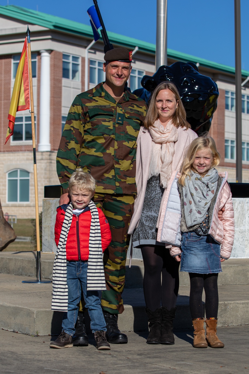 3RD ID Promotes Belgian Officer, celebrates continued partnership