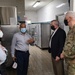 Michael McAndrew visits Joint Base San Antonio construction sites